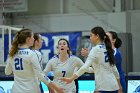 VB vs USCGA  Wheaton College Women's Volleyball vs U.S. Coast Guard Academy. - Photo by Keith Nordstrom : Wheaton, Volleyball